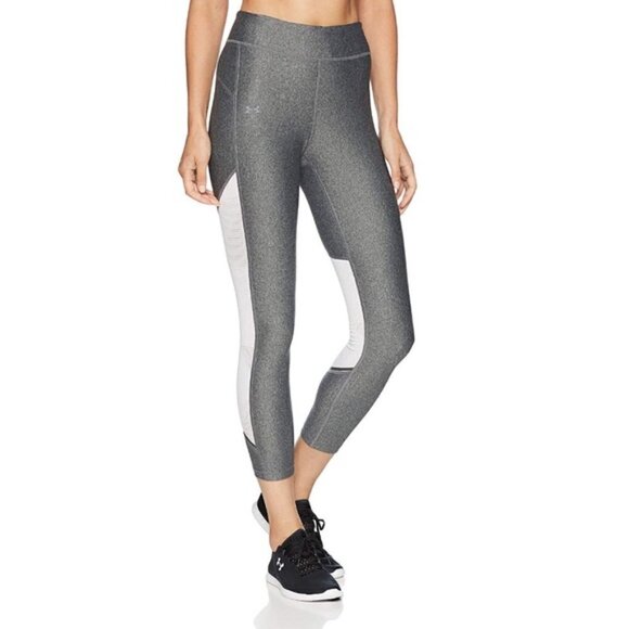 NWT Under Armour Women's HeatGear Supervent Running Crop Leggings size XS - Picture 1 of 11